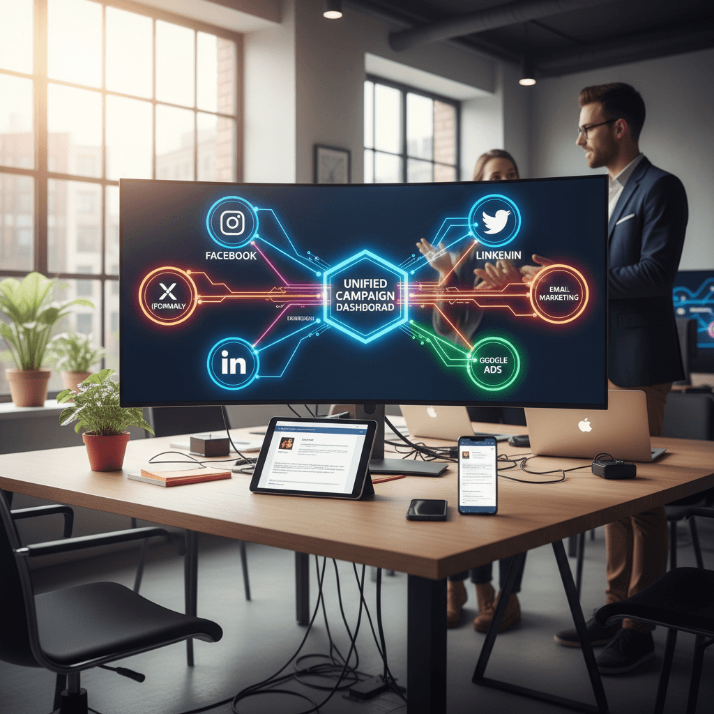 Multi-channel marketing integration interface